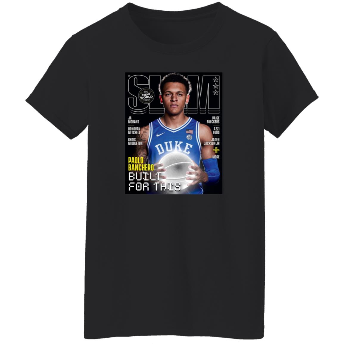 Slam Cover Tee Paolo Banchero  Slam 235  Shirt Slamgoods Merch - Teechipus