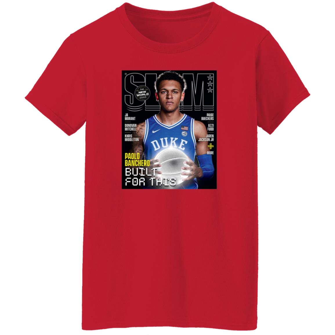 Slam Cover Tee Paolo Banchero  Slam 235  Shirt Slamgoods Merch - Teechipus