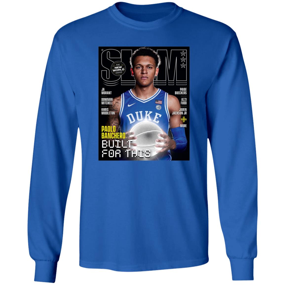 Slam Cover Tee Paolo Banchero  Slam 235  Shirt Slamgoods Merch - Teechipus