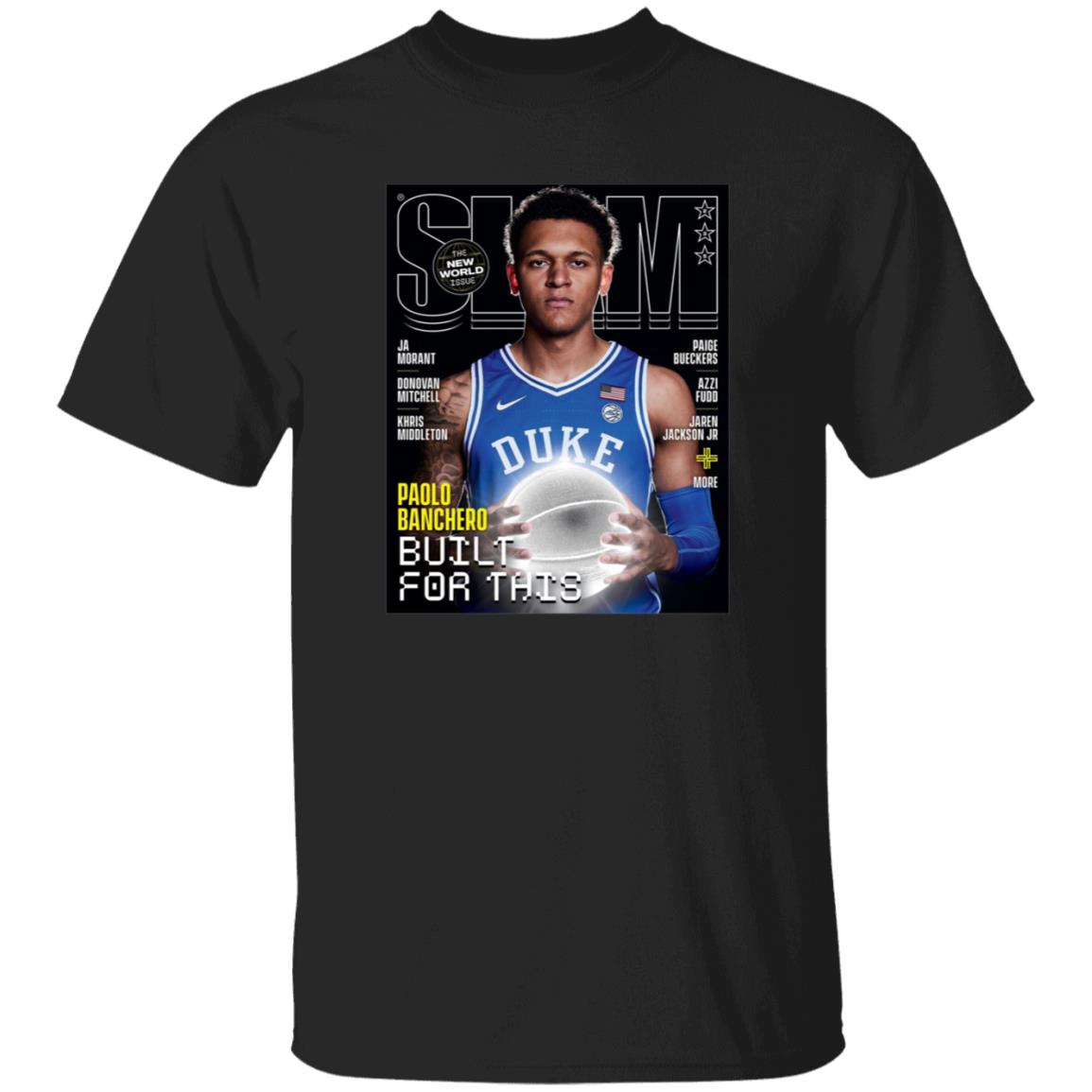Slam Cover Tee Paolo Banchero  Slam 235  Shirt Slamgoods Merch - Teechipus