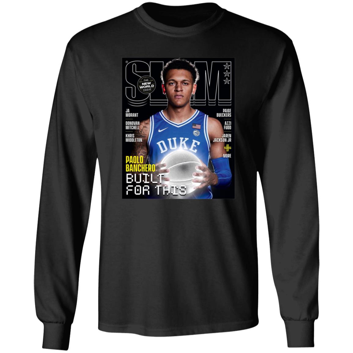 Slam Cover Tee Paolo Banchero  Slam 235  Shirt Slamgoods Merch - Teechipus