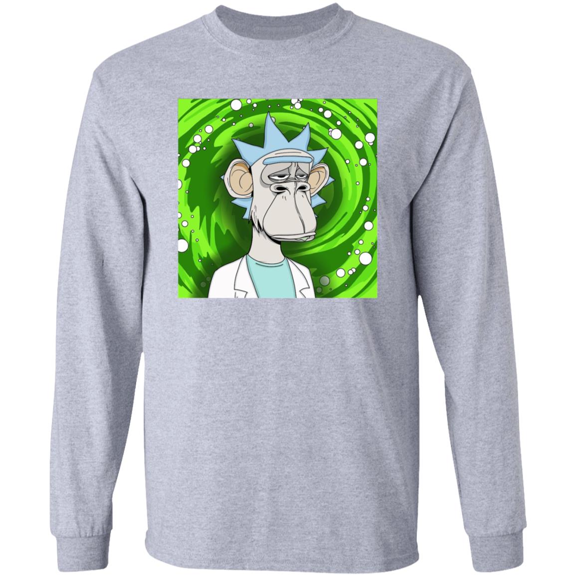 Bored Ape Rick And Morty Shirt - Teechipus