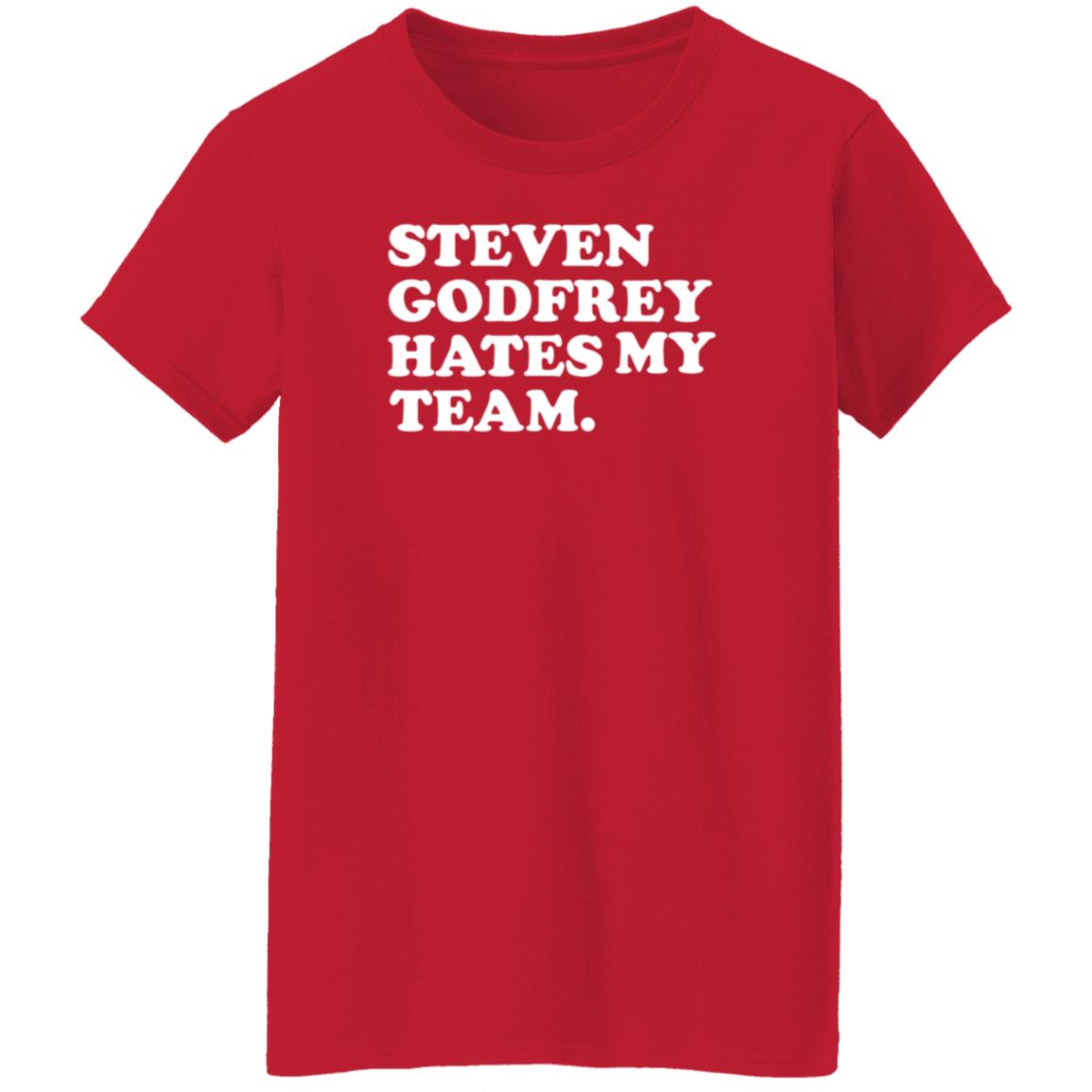 Steven Godfrey Hates My Team Shirt Jim Lohmar Jim Lohmar - Teechipus
