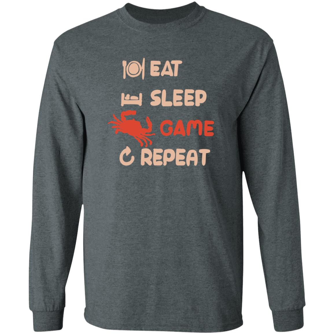 Eat Sleep Game Repeat Shirt Mc And Cheese Eat Sleep Game Repeat Shirt Hoodie Sweatshirt - Teechipus