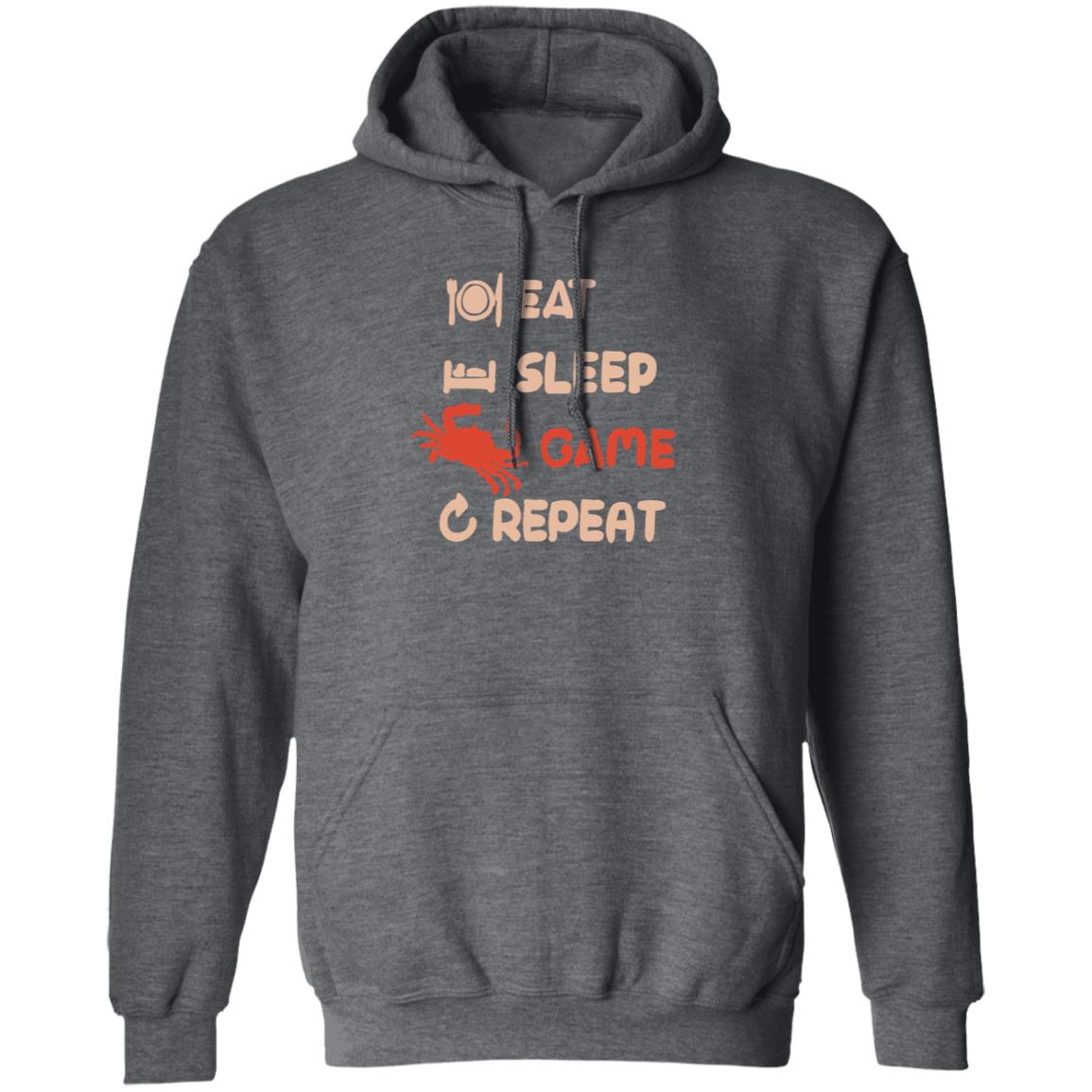 Eat Sleep Game Repeat Shirt Mc And Cheese Eat Sleep Game Repeat Shirt Hoodie Sweatshirt - Teechipus