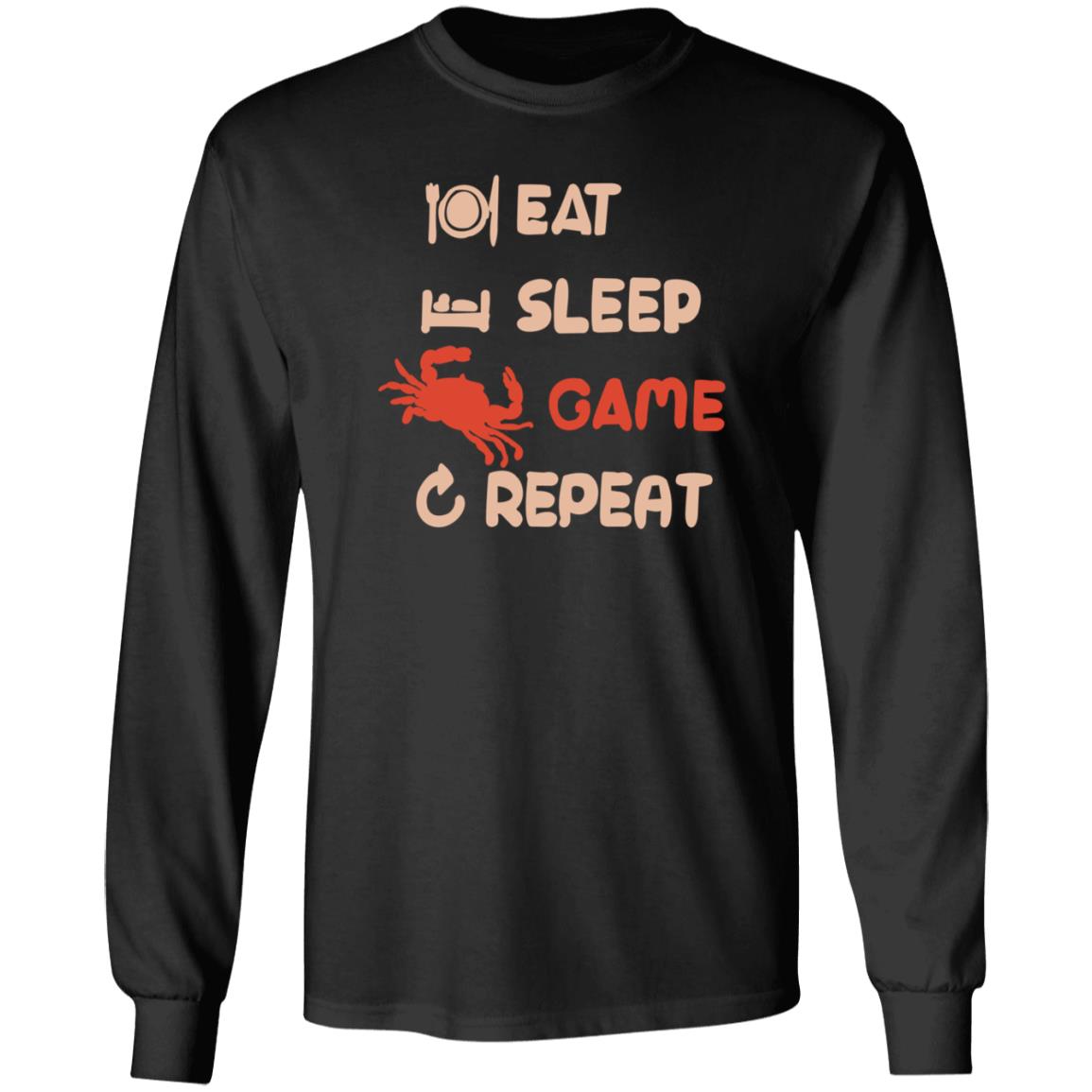 Eat Sleep Game Repeat Shirt Mc And Cheese Eat Sleep Game Repeat Shirt Hoodie Sweatshirt - Teechipus