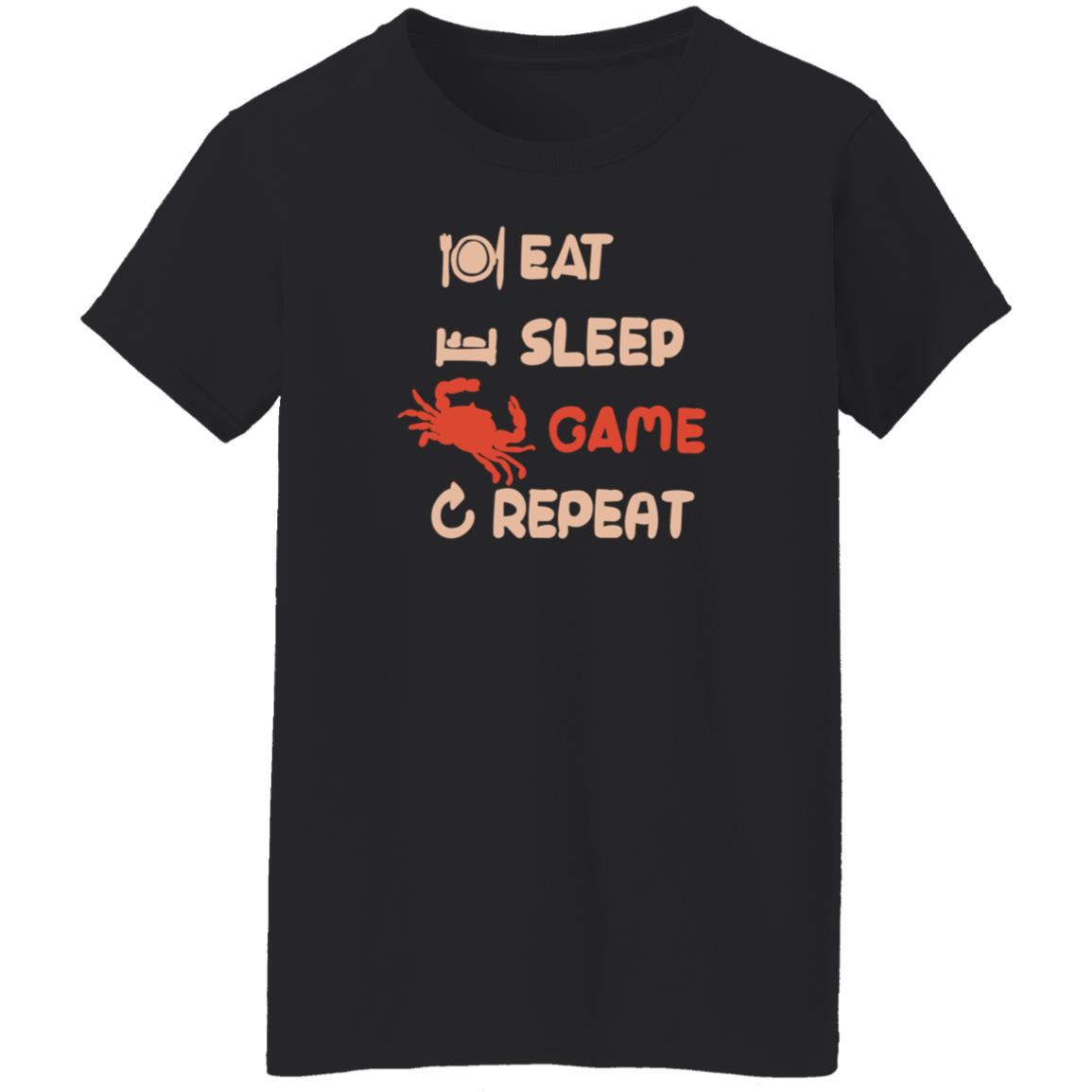 Eat Sleep Game Repeat Shirt Mc And Cheese Eat Sleep Game Repeat Shirt Hoodie Sweatshirt - Teechipus