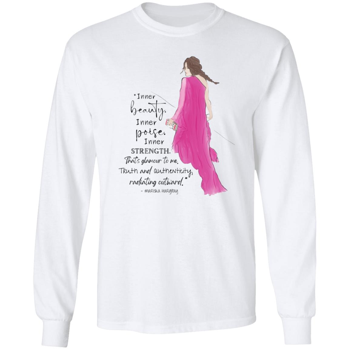 Inner Beauty Inner Poise Inner Strength Shirt Hoodie Sweatshirt Mariska Thequeensqu0tes - Teechipus
