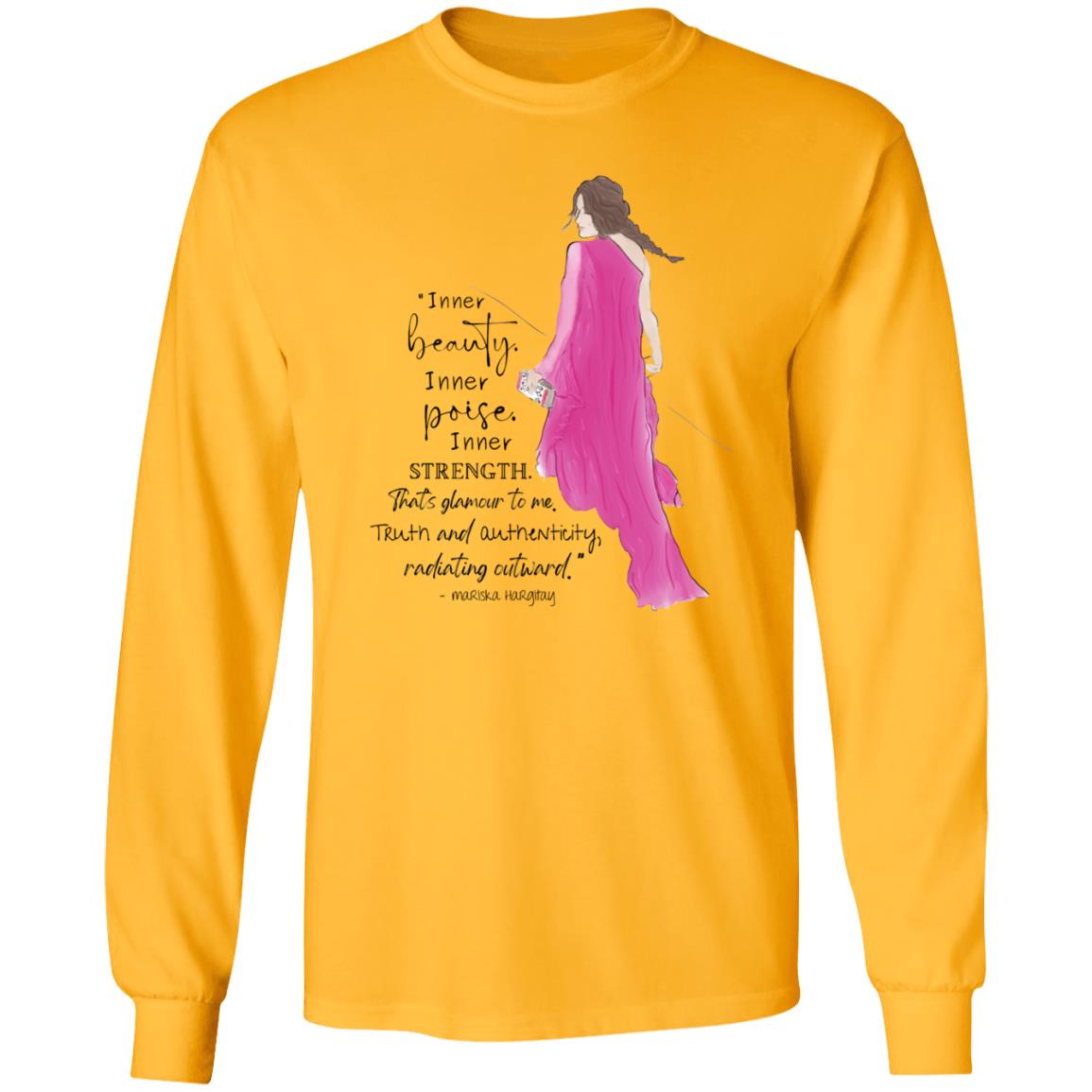 Inner Beauty Inner Poise Inner Strength Shirt Hoodie Sweatshirt Mariska Thequeensqu0tes - Teechipus