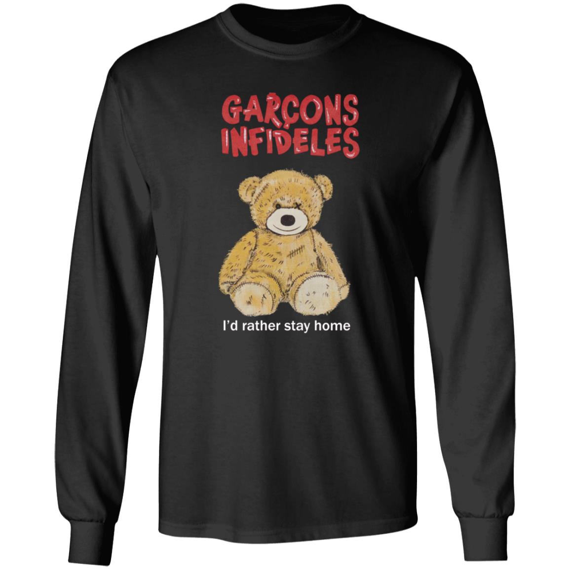 Garcons Infideles Teddy Bear Hoodie Thewebster Store Garcons Infideles Teddy Bear Shirt Hoodie Sweatshirt - Teechipus