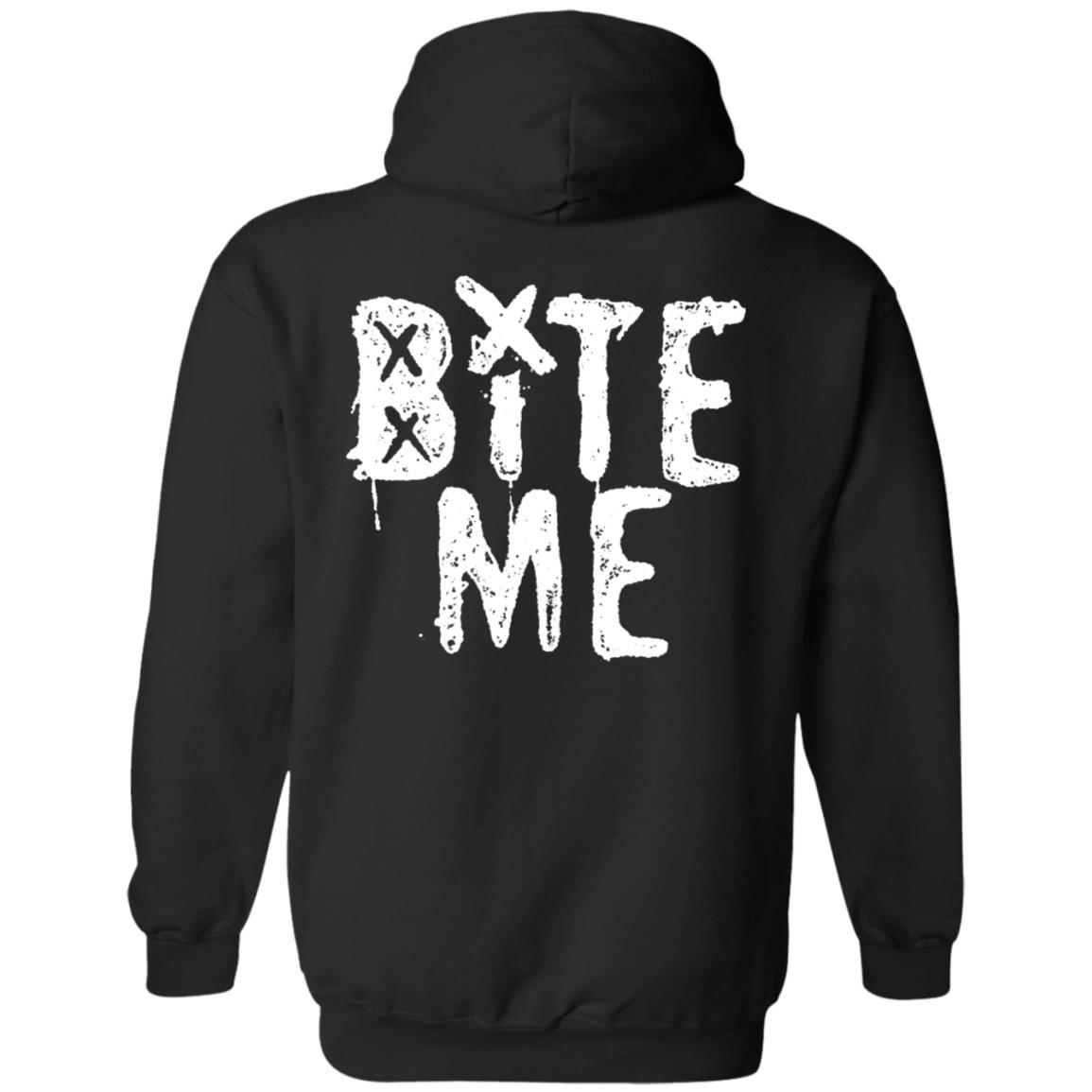Avril Lavigne Merch Bite Me Hoodie - Teechipus