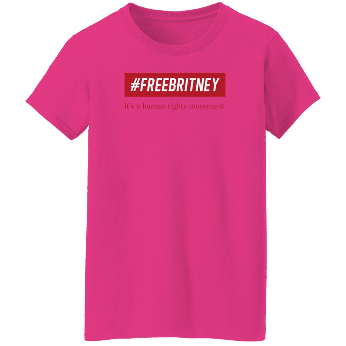 #Freebritney It's A Human Rights Movement Shirt Britney Spears - Teechipus