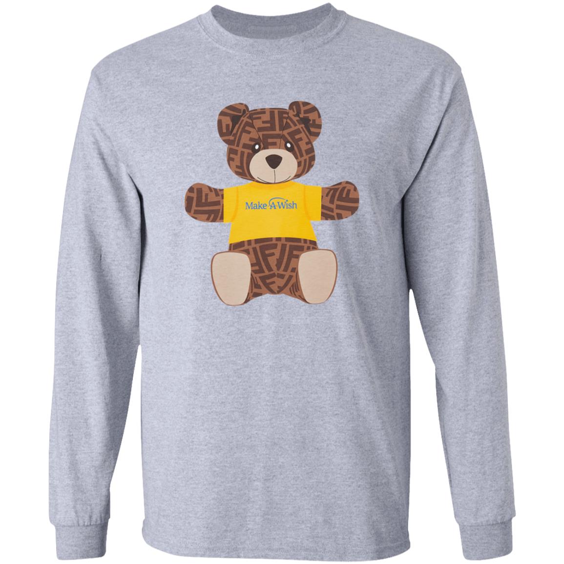 Make-A-Wish Teddy Bear Shirt Hoodie Sweatshirt - Teechipus