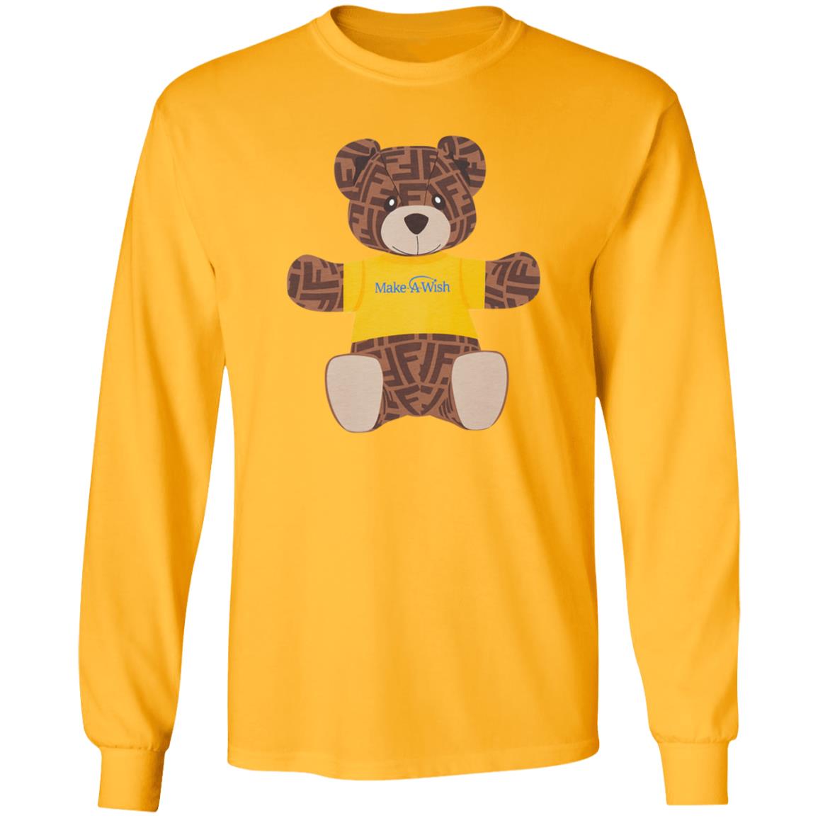 Make-A-Wish Teddy Bear Shirt Hoodie Sweatshirt - Teechipus