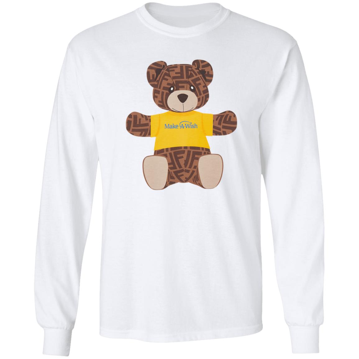 Make-A-Wish Teddy Bear Shirt Hoodie Sweatshirt - Teechipus
