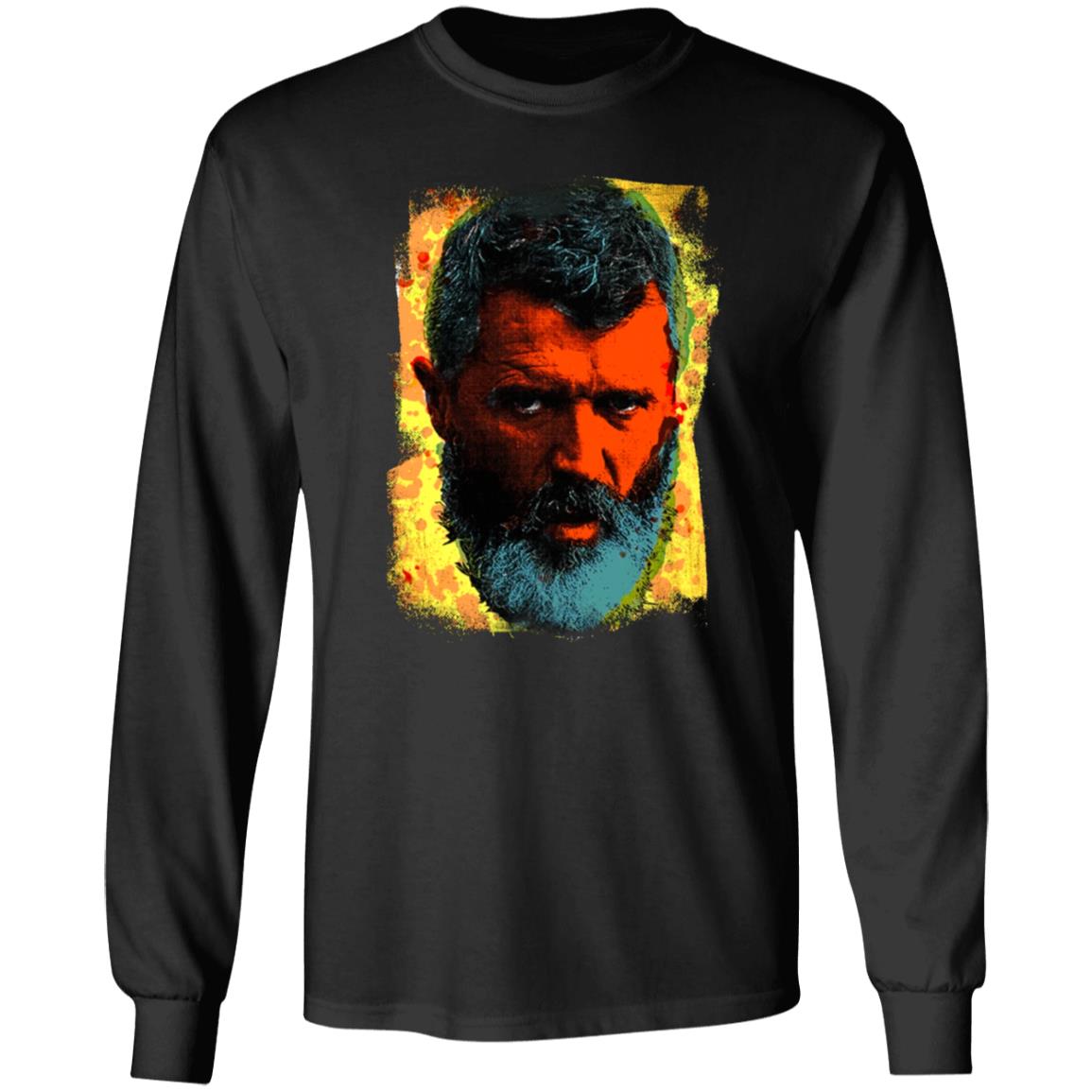 Ian Wright Roy Keane In Colour Shirt - Teechipus