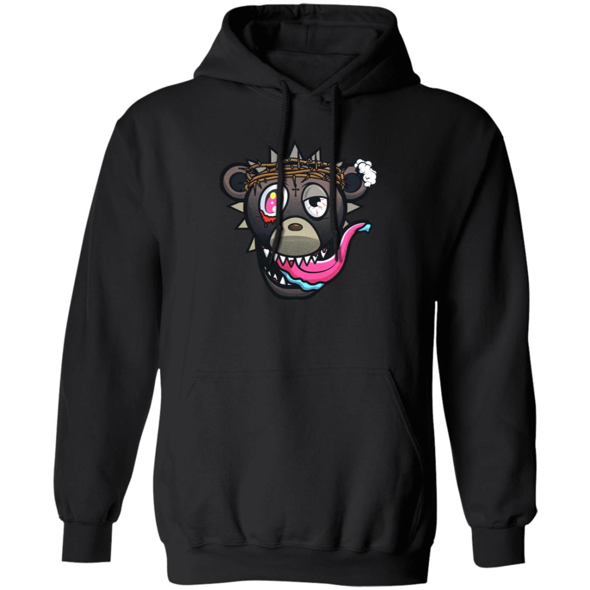 Glo Gang Crazy Bear Hoodie Glo Gang Merch - Teechipus