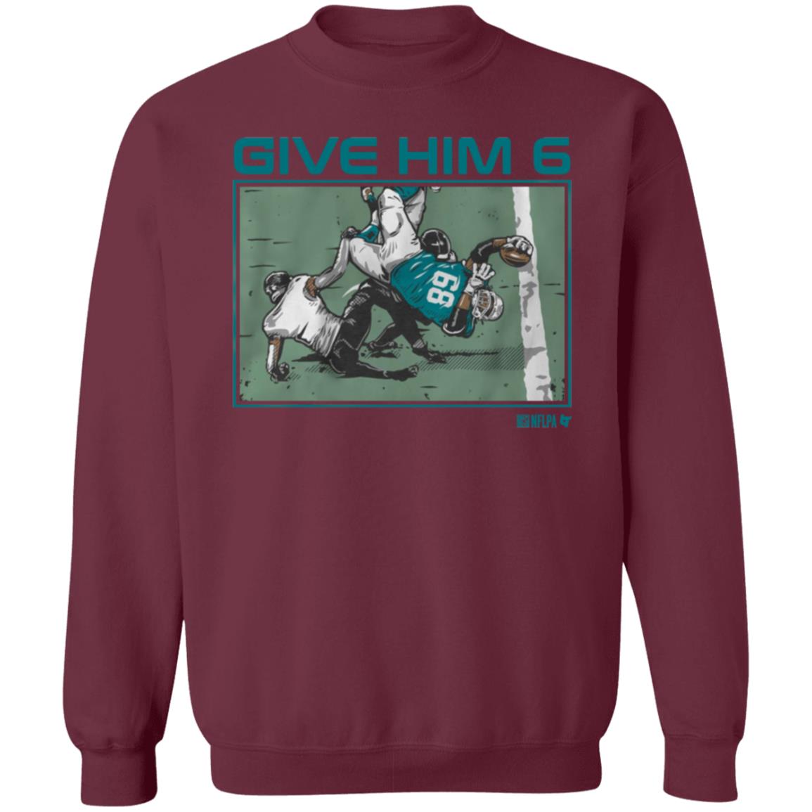 Give Him 6 Shirt Breakingt Store Give Him 6 Shirt Hoodie Sweatshirt - Teechipus