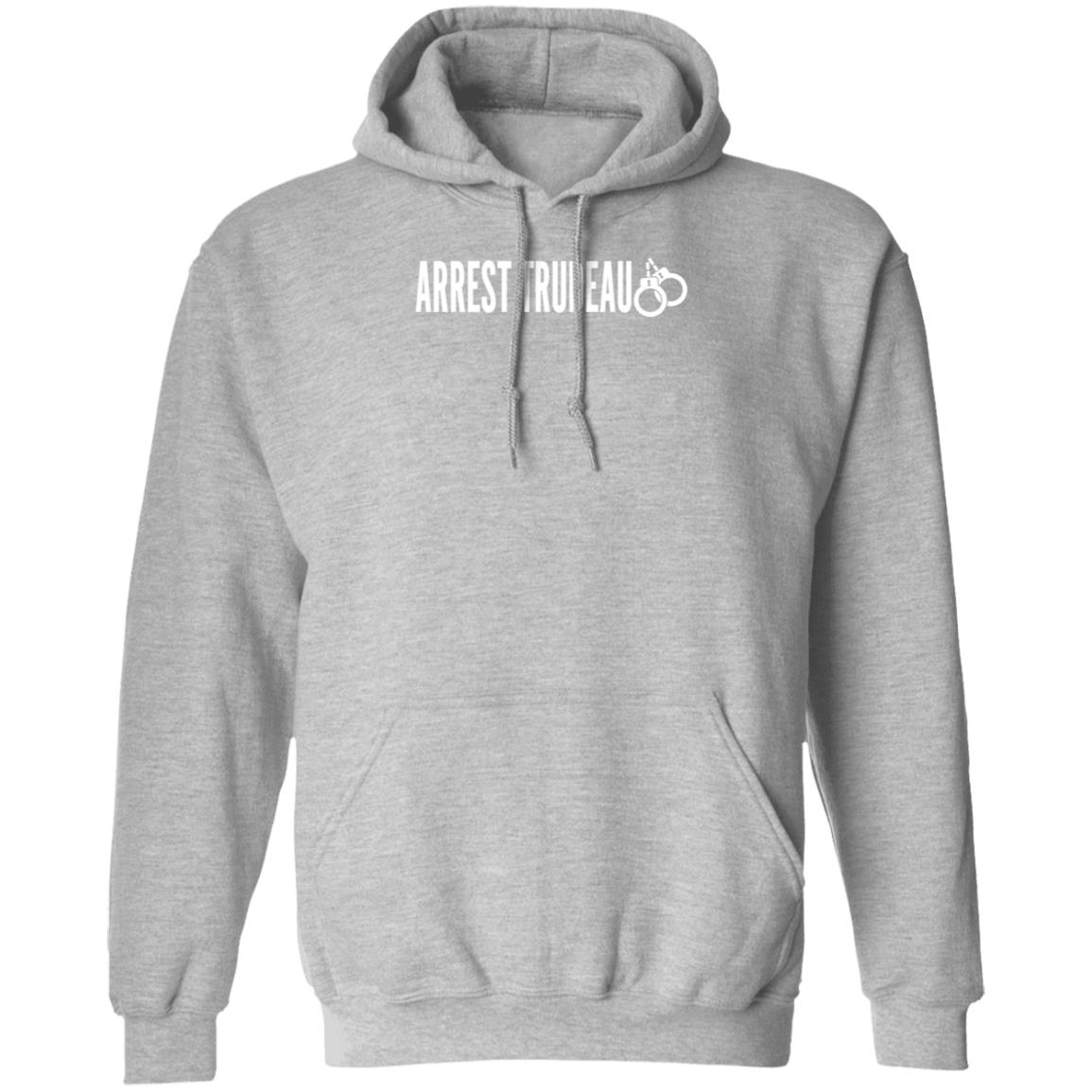 Arrest Trudeau Shirt Areohesseyeee Arrest Trudeau Handcuffs Shirt Hoodie Sweatshirt - Teechipus