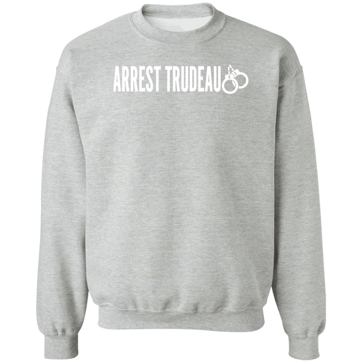 Arrest Trudeau Shirt Areohesseyeee Arrest Trudeau Handcuffs Shirt Hoodie Sweatshirt - Teechipus