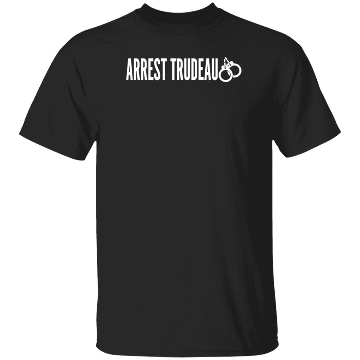 Arrest Trudeau Shirt Areohesseyeee Arrest Trudeau Handcuffs Shirt Hoodie Sweatshirt - Teechipus