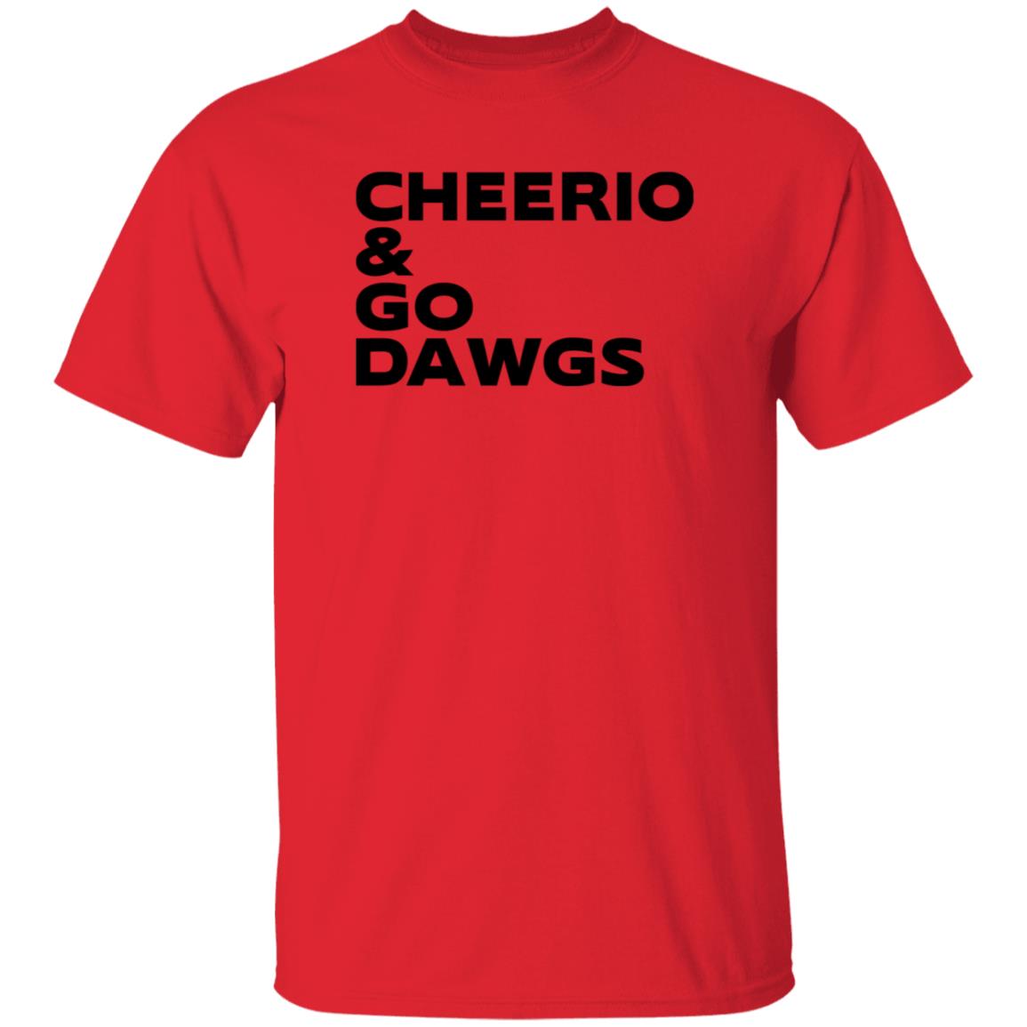 British Bulldawg Store Cheerio & Go Dawgs T Shirt Hoodie Sweatshirt - Teechipus