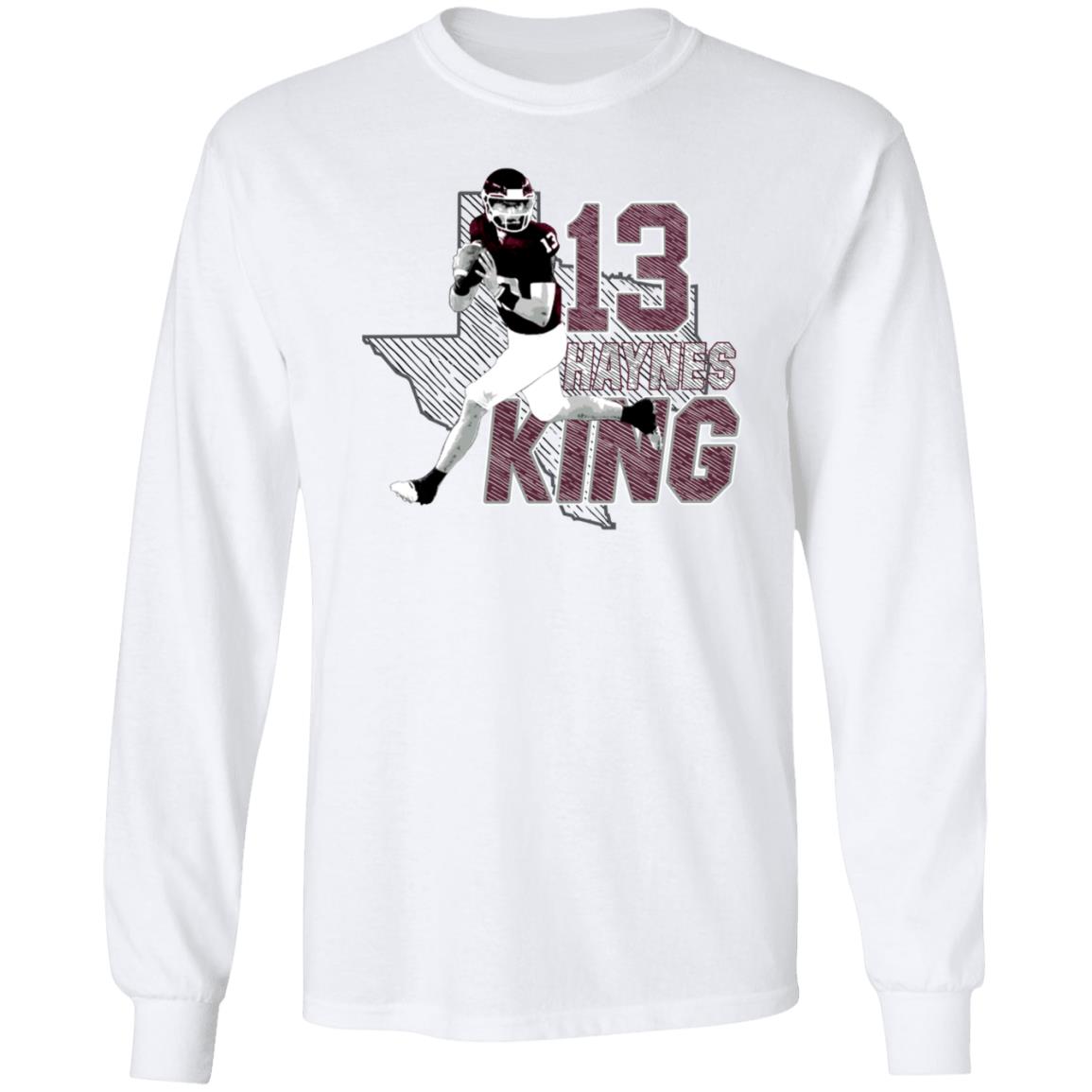 Zach Fuckin Calzada 13 Haynes King Shirt Haynes Fuckin King Shirt Thewarehouseatcc Merch Haynes King Texas 13 Shirt - Teechipus