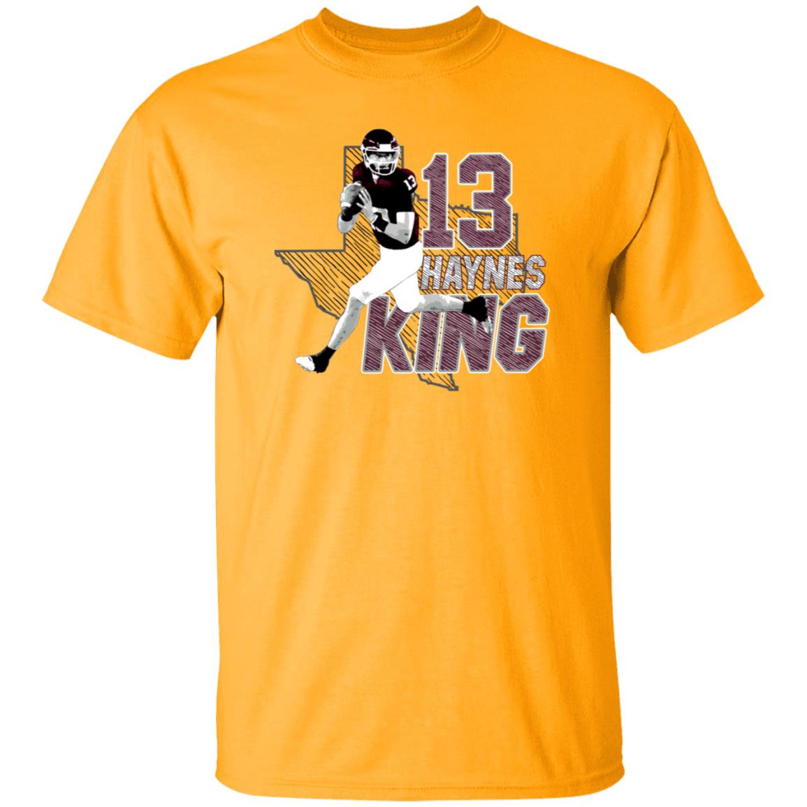 Zach Fuckin Calzada 13 Haynes King Shirt Haynes Fuckin King Shirt Thewarehouseatcc Merch Haynes King Texas 13 Shirt - Teechipus