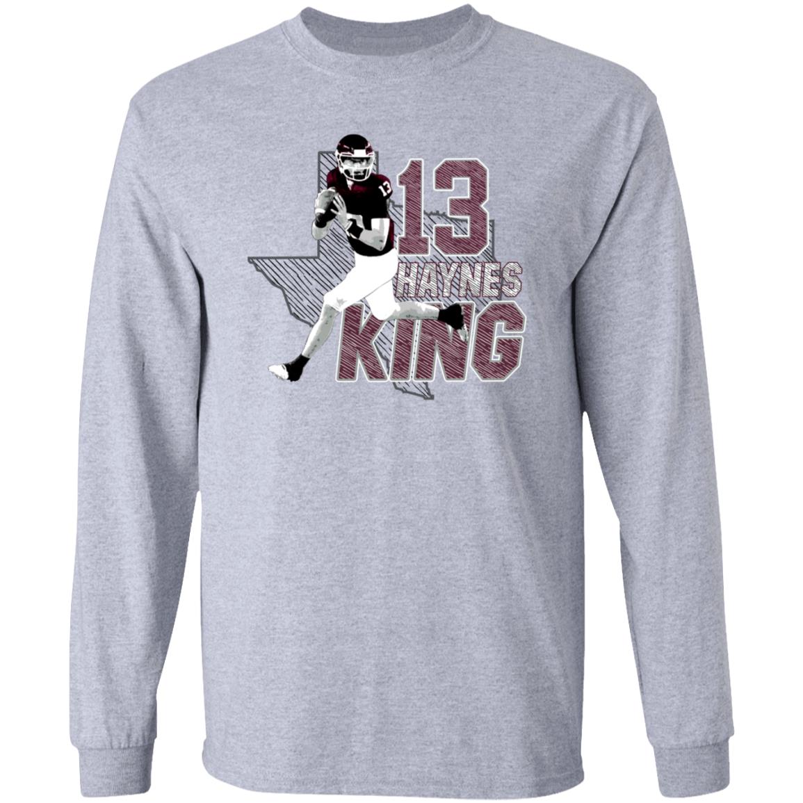 Zach Fuckin Calzada 13 Haynes King Shirt Haynes Fuckin King Shirt Thewarehouseatcc Merch Haynes King Texas 13 Shirt - Teechipus