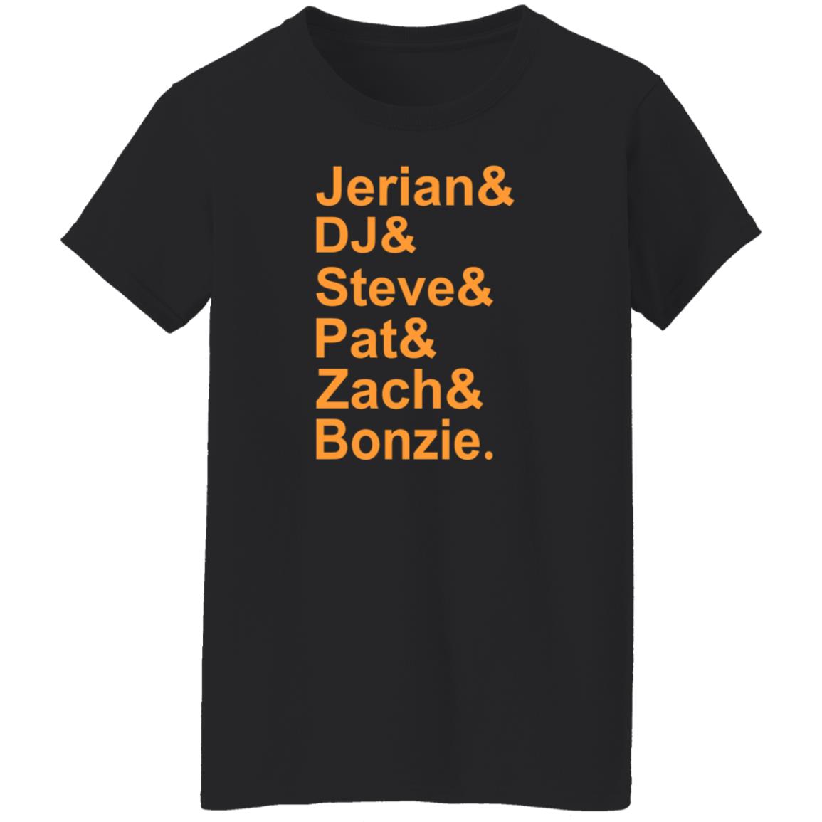 Jerian & Dj & Ateve & Pat & Zach & Bonzie Shirt Hoodie Sweatshirt Kelly Christensen - Teechipus