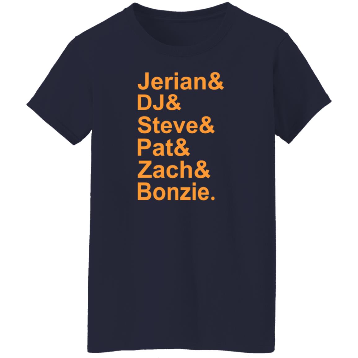 Jerian & Dj & Ateve & Pat & Zach & Bonzie Shirt Hoodie Sweatshirt Kelly Christensen - Teechipus