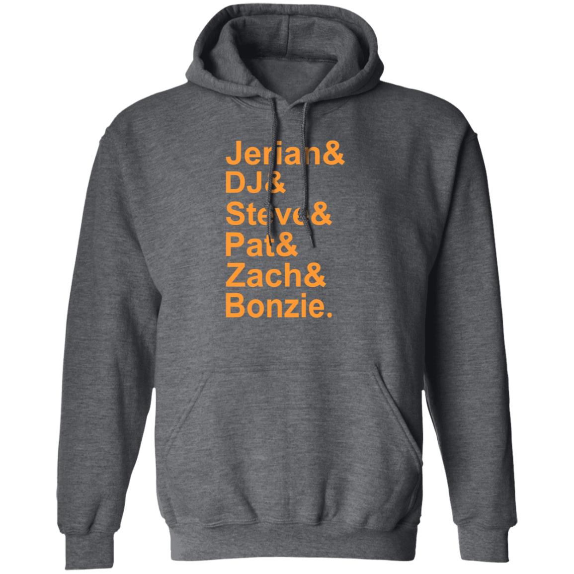 Jerian & Dj & Ateve & Pat & Zach & Bonzie Shirt Hoodie Sweatshirt Kelly Christensen - Teechipus