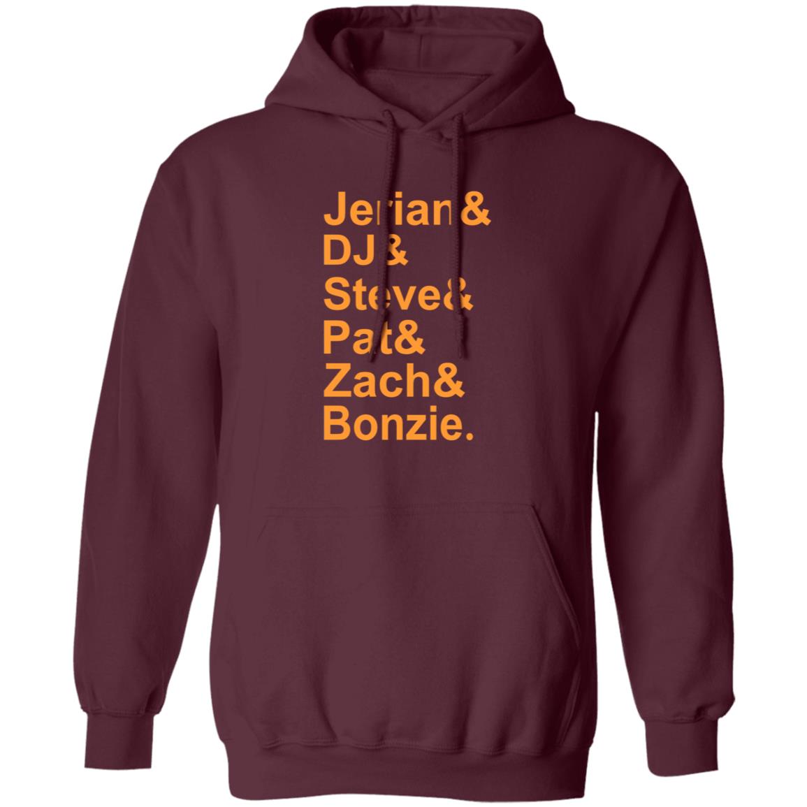 Jerian & Dj & Ateve & Pat & Zach & Bonzie Shirt Hoodie Sweatshirt Kelly Christensen - Teechipus