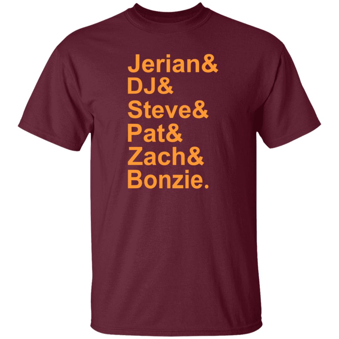 Jerian & Dj & Ateve & Pat & Zach & Bonzie Shirt Hoodie Sweatshirt Kelly Christensen - Teechipus