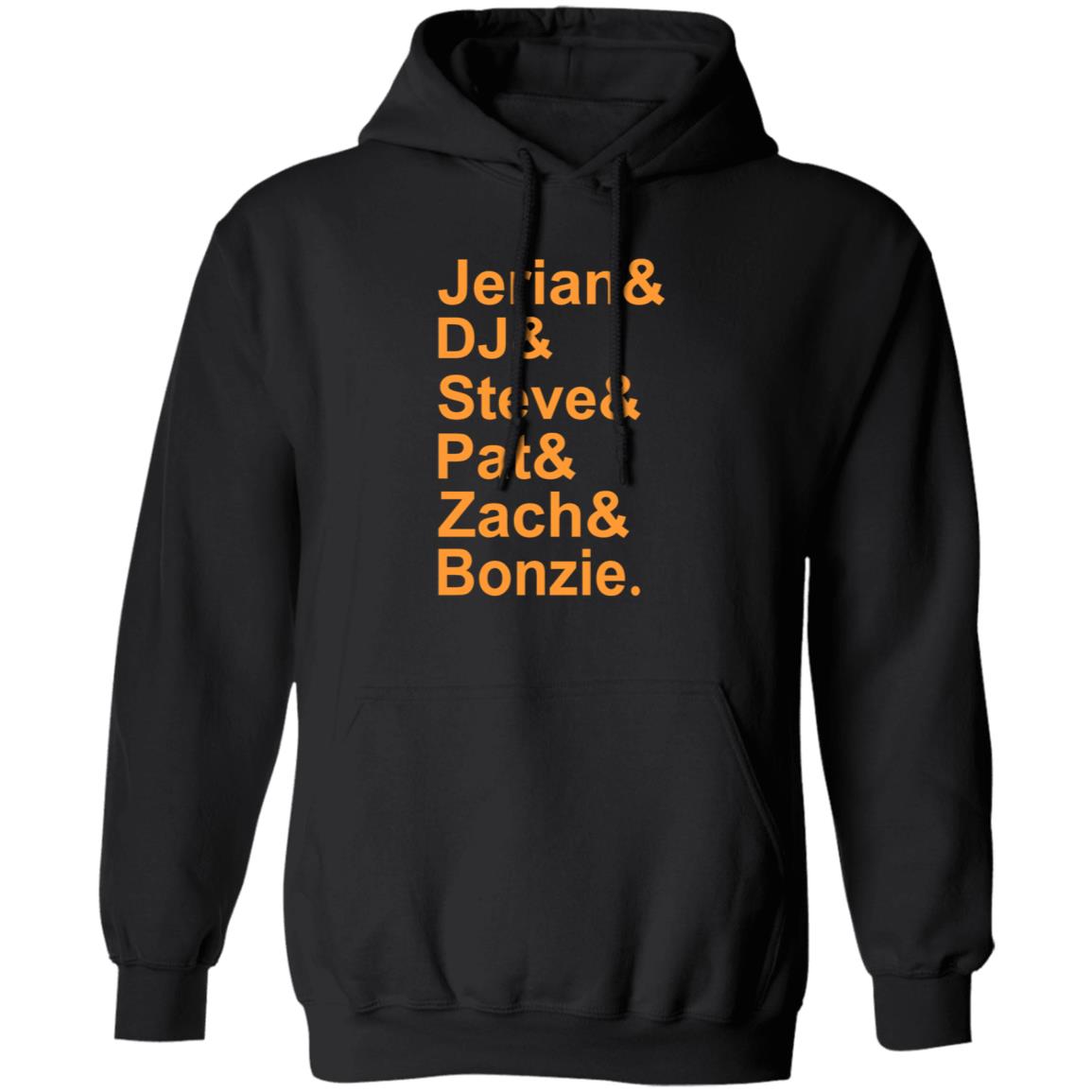 Jerian & Dj & Ateve & Pat & Zach & Bonzie Shirt Hoodie Sweatshirt Kelly Christensen - Teechipus