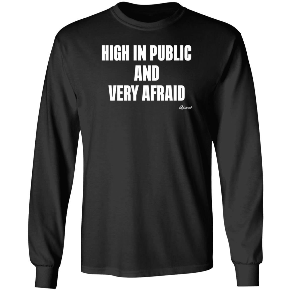 Reductress Store High In Public And Very Afraid Hoodie - Teechipus