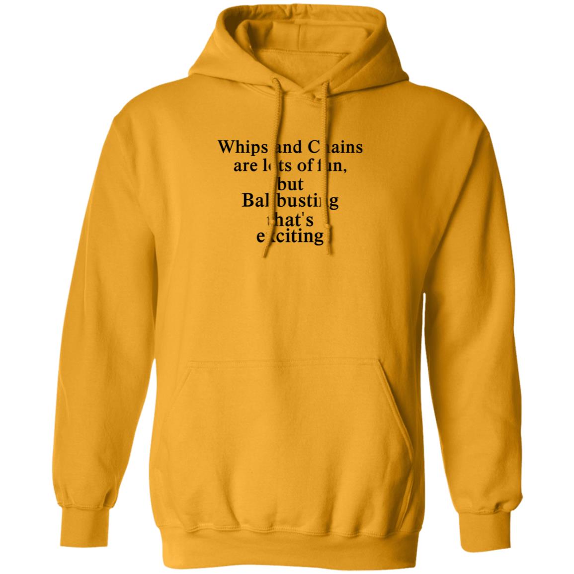 Whips And Chains Are Lots Of Fun But Ballbusting That’s Exciting Shirt Hoodie Sweatshirt - Teechipus