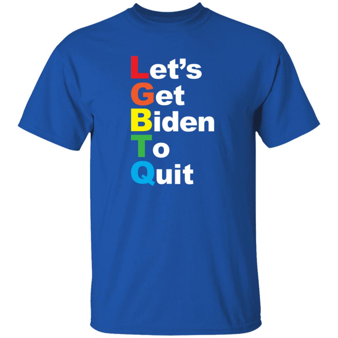 Let's Get Biden To Quit Rainbow Hoodie Shopdonjr Merch - Teechipus