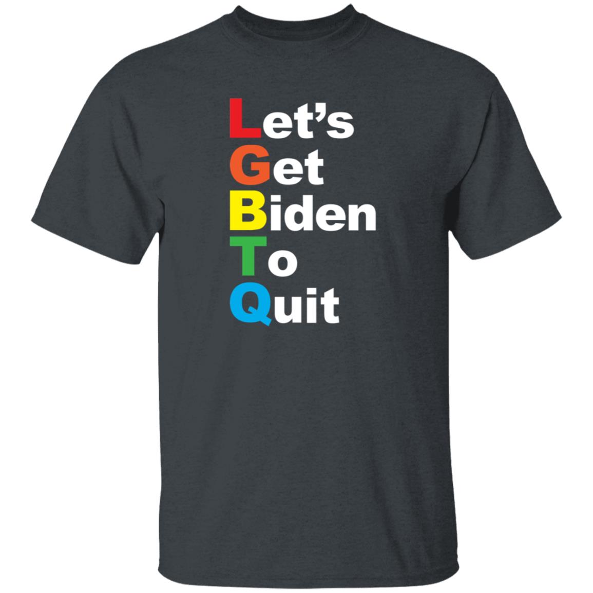 Let's Get Biden To Quit Rainbow Hoodie Shopdonjr Merch - Teechipus