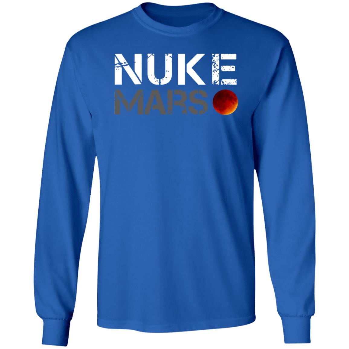 Elon Musk Nuke Mars Shirt Spacexfan Store Nuke Mars Shirt - Teechipus