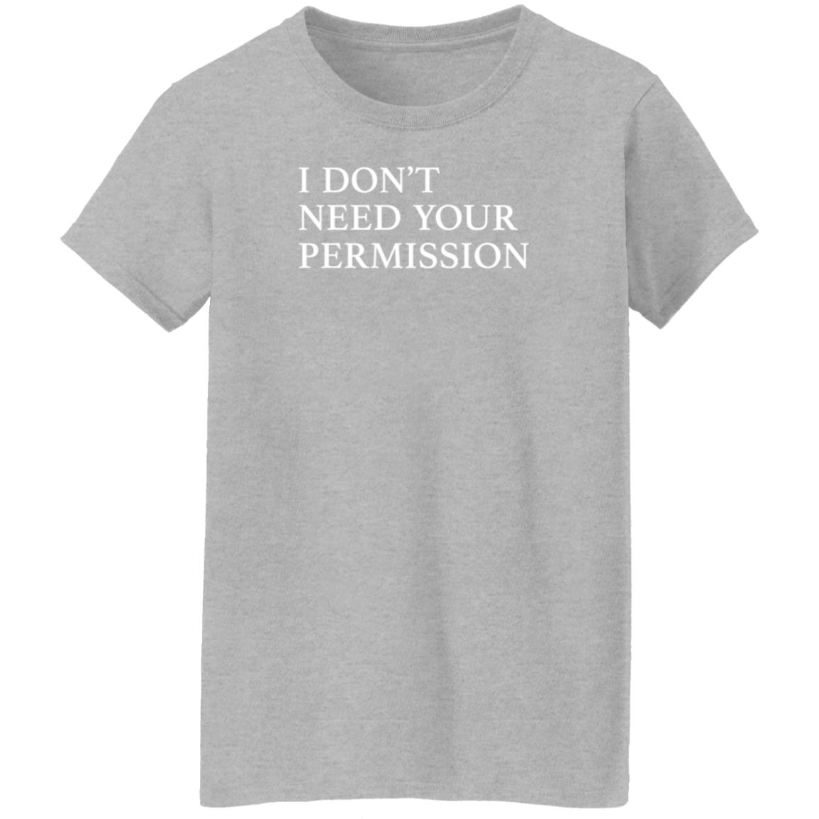 Shop Don Jr I Don't Need Your Permission Hoodie Shirt Sweatshirt - Teechipus