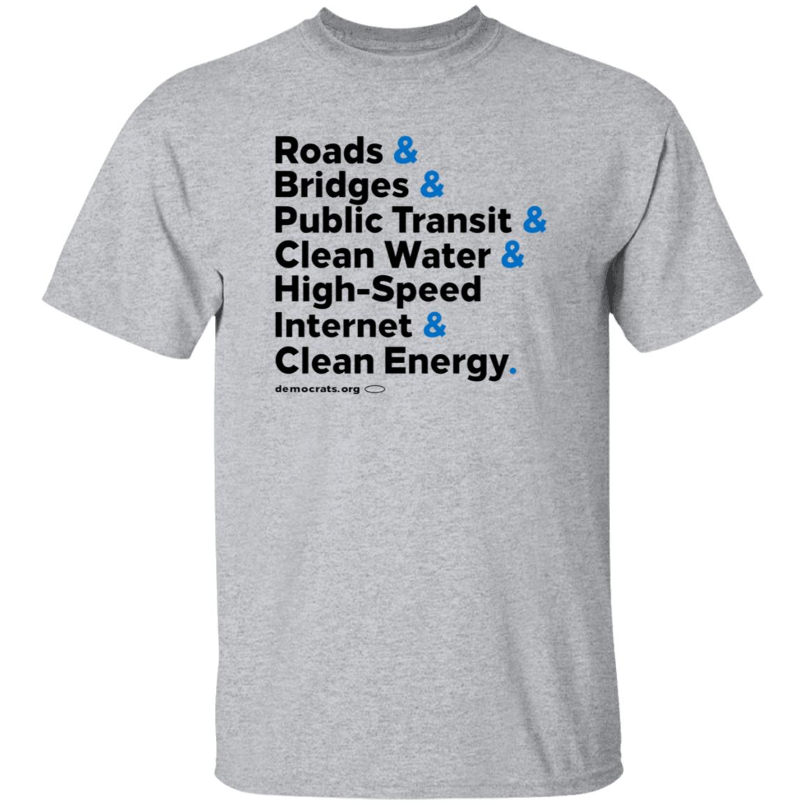 Democrats Store Big Deal Infrastructure Shirt Joe Biden - Teechipus
