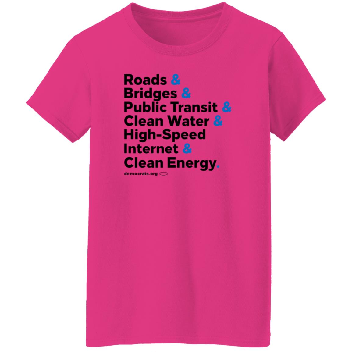 Democrats Store Big Deal Infrastructure Shirt Joe Biden - Teechipus