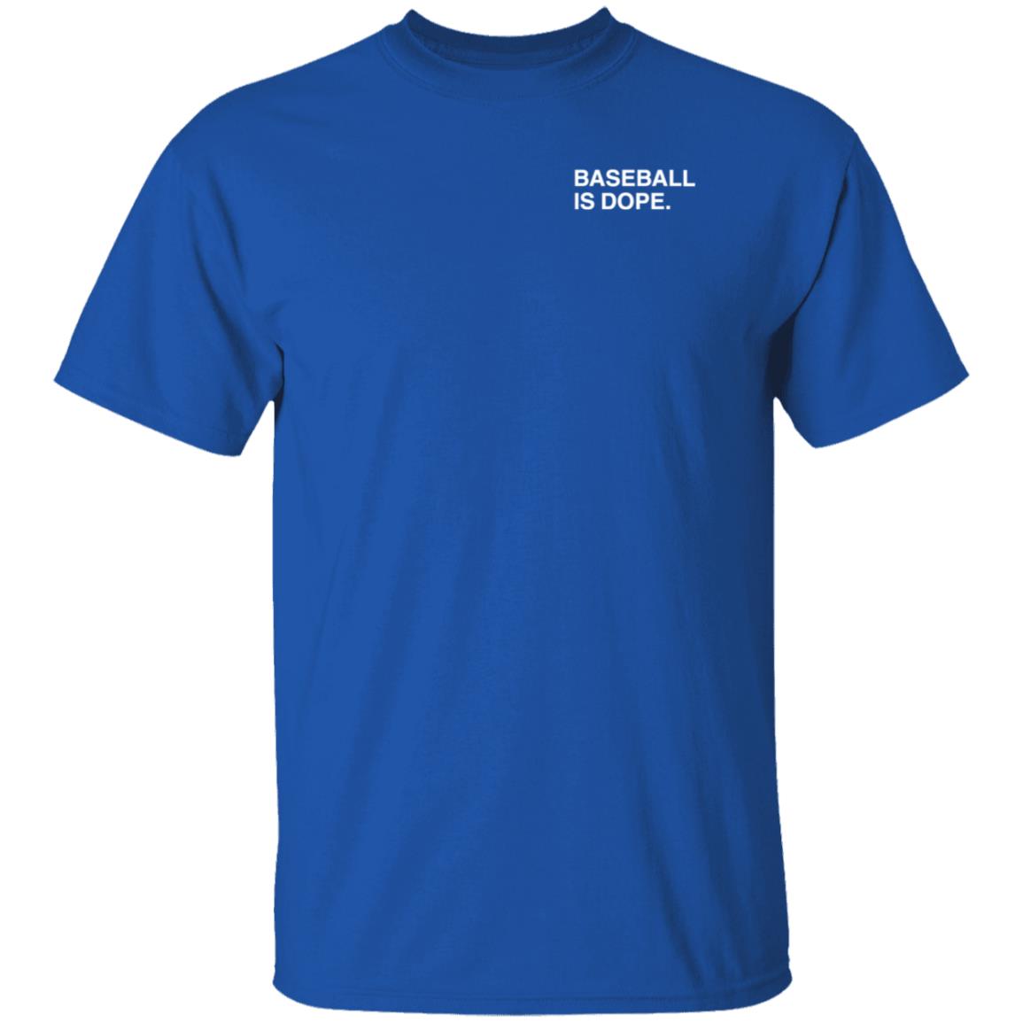 Obviousshirts Merch Baseball Is Dope Shirt Dubs - Teechipus