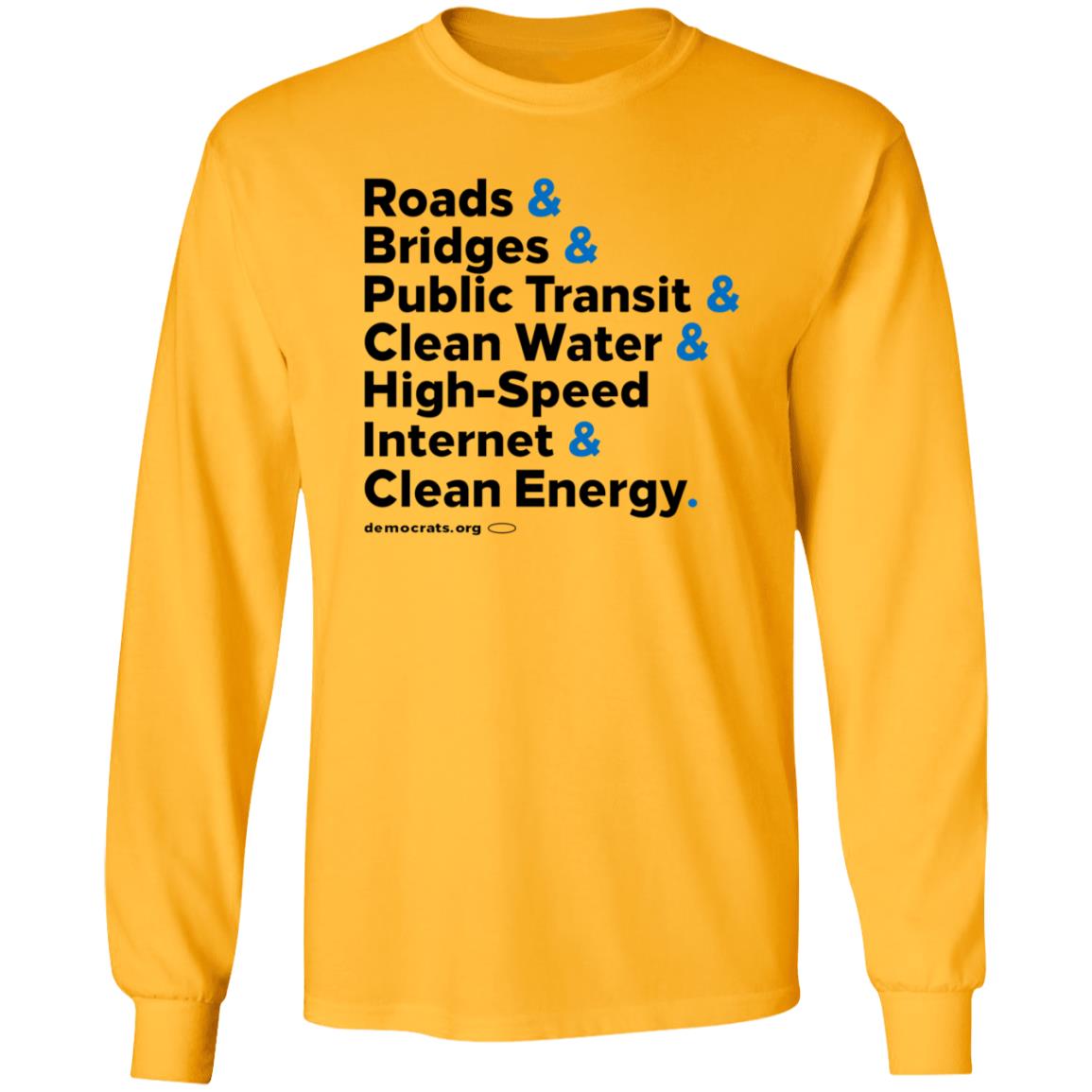 Democrats Store Big Deal Infrastructure Shirt Joe Biden - Teechipus