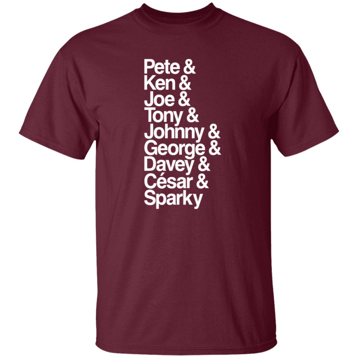 Cincyshirts Pete Ken Joe Tony Johnny George Shirt Hoodie Sweatshirt - Teechipus