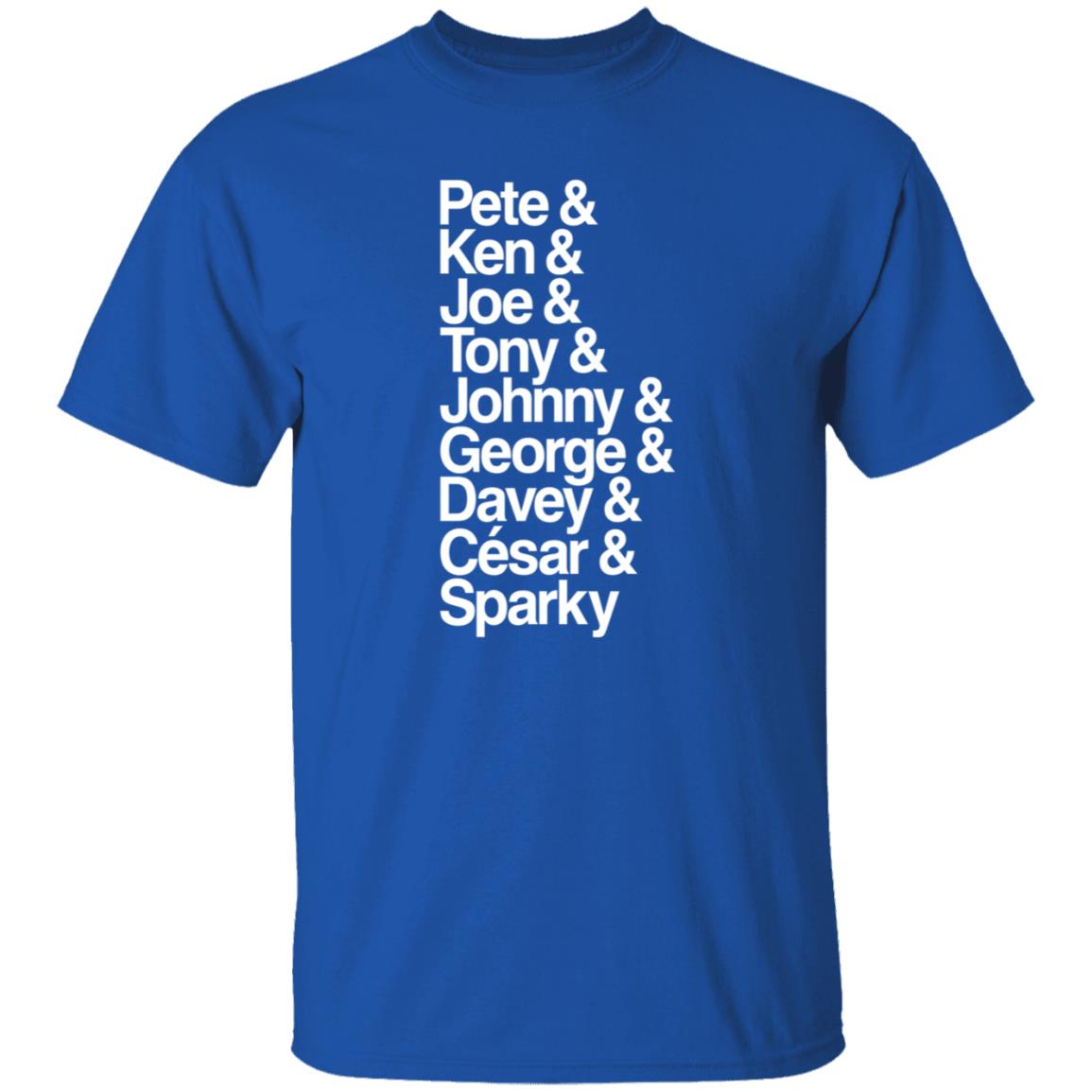 Cincyshirts Pete Ken Joe Tony Johnny George Shirt Hoodie Sweatshirt - Teechipus