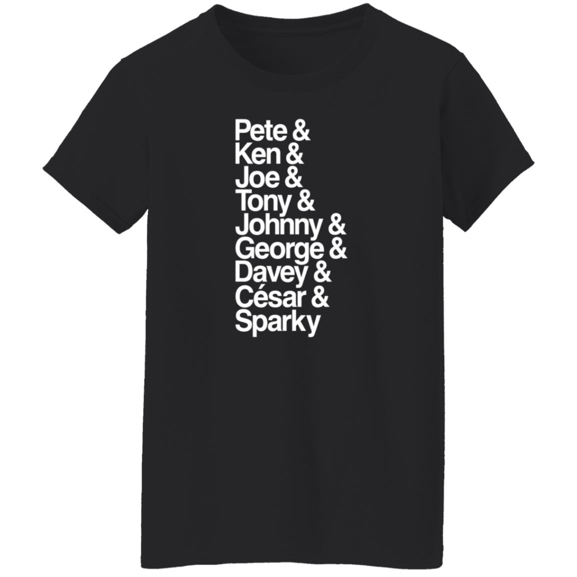 Cincyshirts Pete Ken Joe Tony Johnny George Shirt Hoodie Sweatshirt - Teechipus