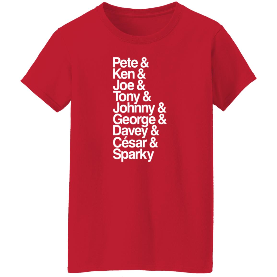Cincyshirts Pete Ken Joe Tony Johnny George Shirt Hoodie Sweatshirt - Teechipus