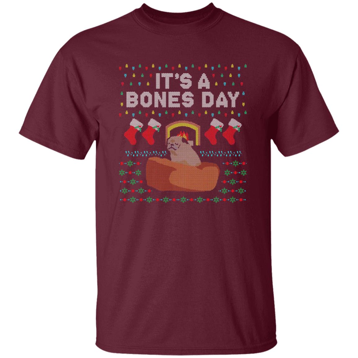 It's A Bones Day Holiday Sweatshirt The Noodle No Bones Boutique Merch - Teechipus
